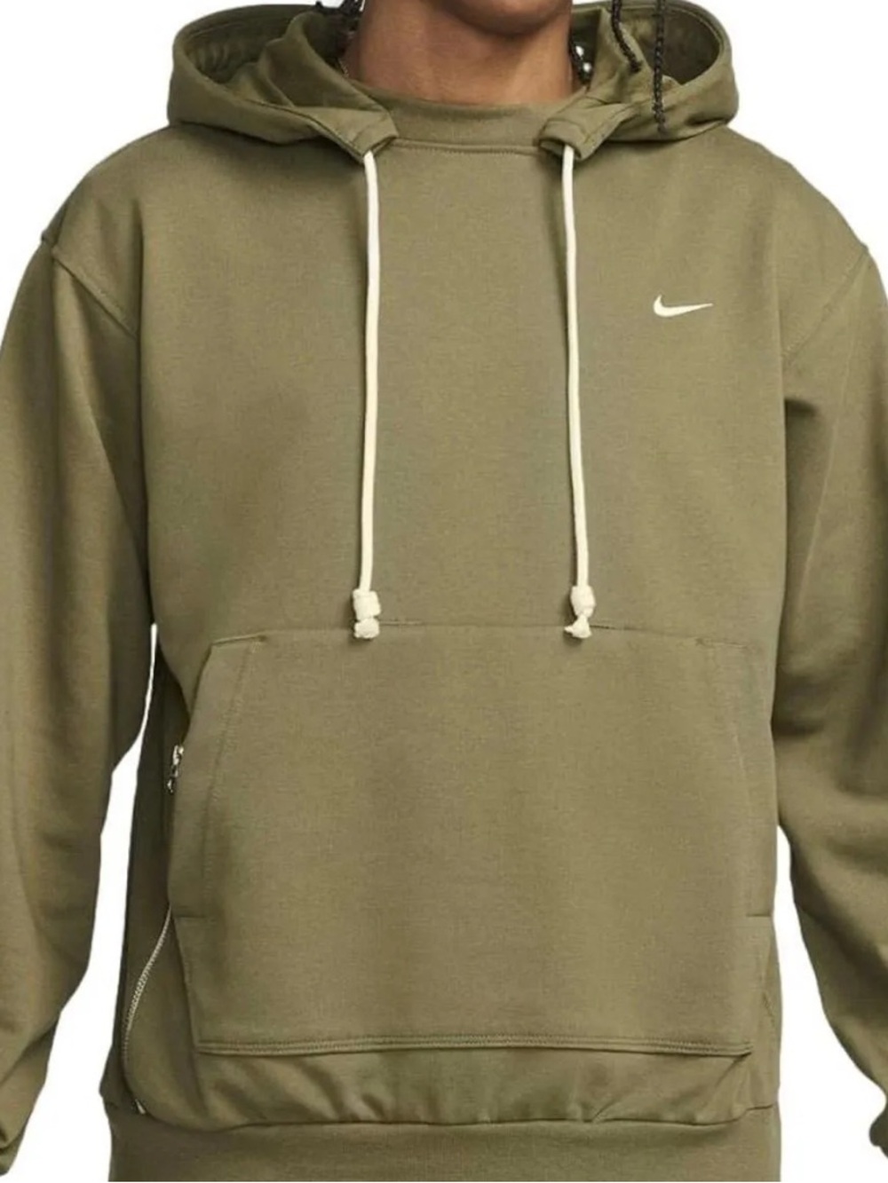 Nike Standard Issue Green Men's Basketball Pullover Hoodie Size Large